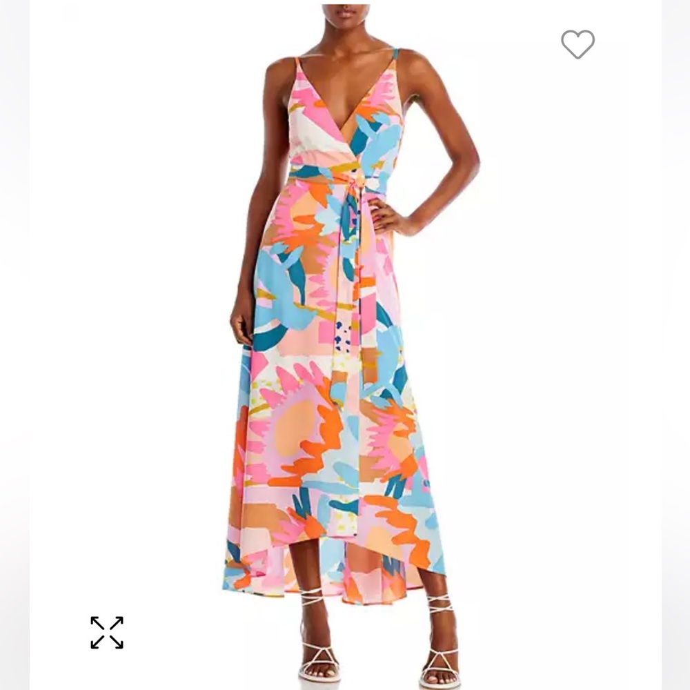 Hutch Colorful Abstract Maxi Dress